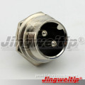 high quality aviation plug 16MM 2PINS round screw type air connect